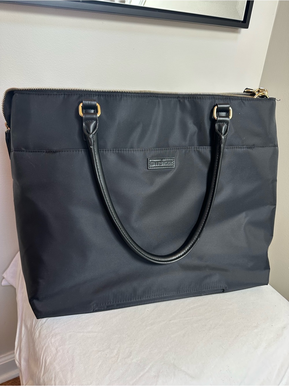 Owenger large black tote bag